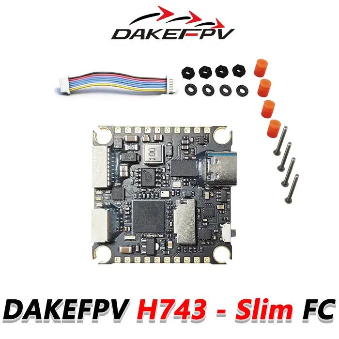 Contrôleur de vol DAKEFPV H743 SLIM V4 STM32H743 Dual ICM42688P 3-12S H7 compatible BF INAV AP PX4 p