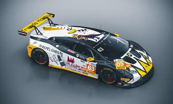 Miniature TH 1:64 Trends Hobby # 63 Lamborghini Huracan Basquiat Absolute Racing China GT Alloy Race