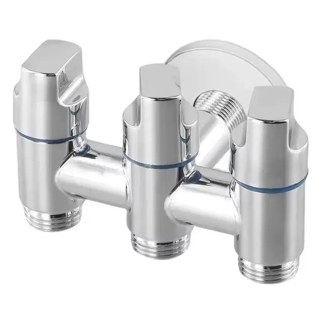 Valve d'angle à 3 voies, technologie avancée pour un contrôle Stable du débit d'eau avec la vanne de