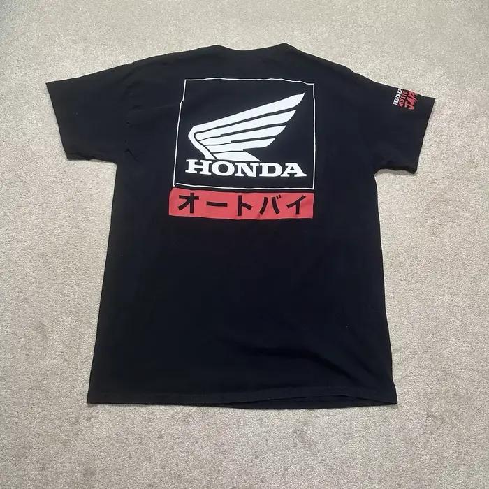 2026 Honda Racing T-Shirt hommes grand noir japonais à manches courtes séchage rapide chemise de spo
