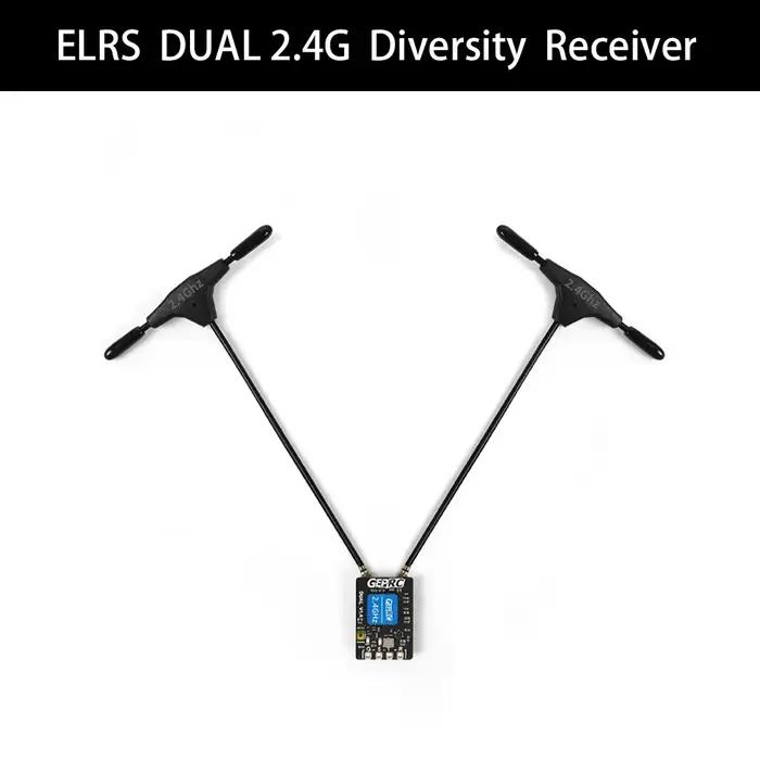 GEPRC ELRS DUAL 2.4G récepteur de diversité longue portée pour Drone de course FPV longue portée qua