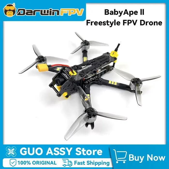 DarwinFPV BabyApe II le plus récent drone de course FPV Freestyle numérique/analogique 3,5 pouces