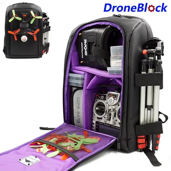 Elechawk FPV Racing Drone quadrirotor sac à dos sac de transport étui Portable extérieur pour avion 