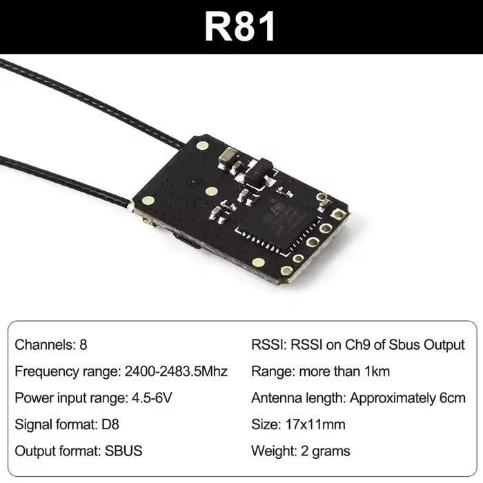 Radiomaster R81 R84 R86 R86C R88 V2 récepteur récepteur 4CH 6CH 8CH 16CH récepteur pour FRSKY D8 D16