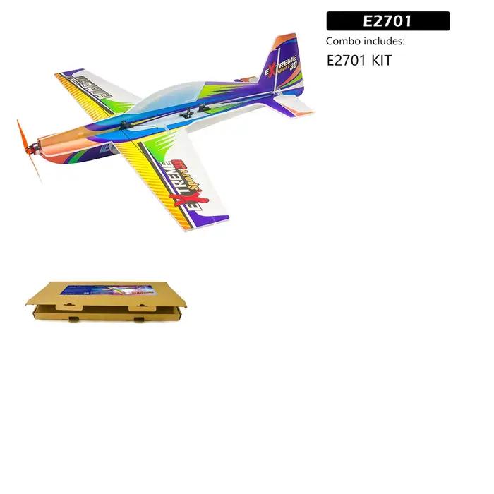 Real Hawk 3D Flying Foam PP RC Airplane, Xtreme Sports Model, 710mm(28 ") Wingspan Kit, Hobby Toy, L