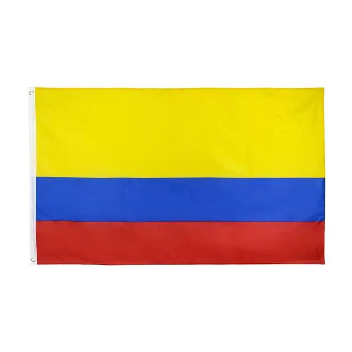Colombia Flag 90x150cm co col colombia Colombian flag Polyester Flag Indoor Outdoor Home decoration 