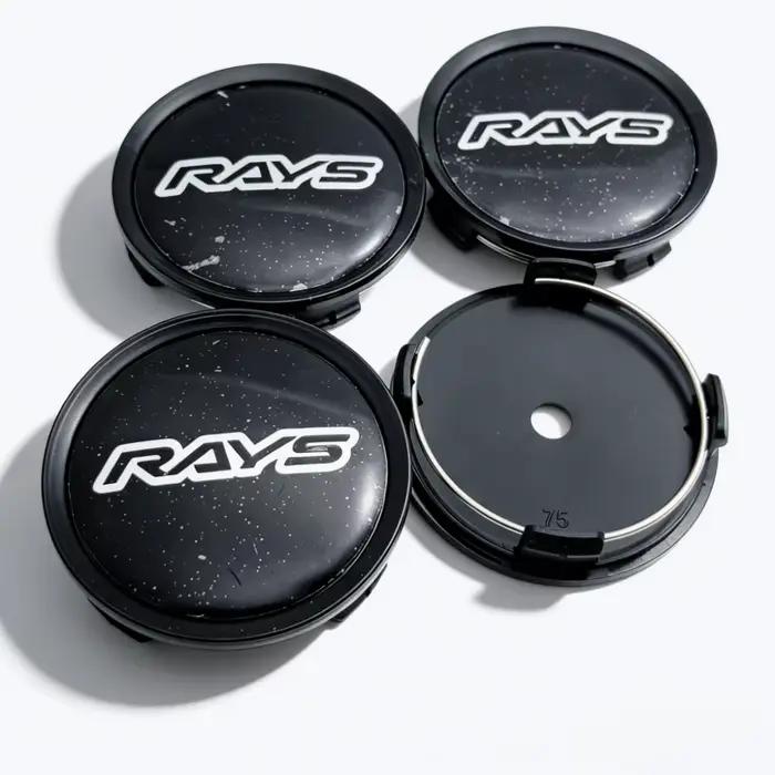 4 pièces rayons course Logo emblème Badge voiture roue Center casquettes 75MM 70MM roues moyeu capuc