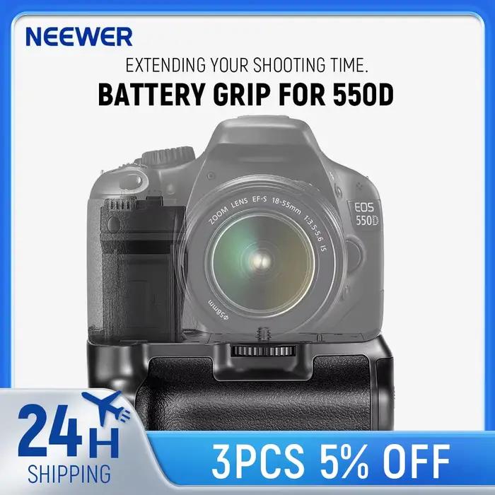 Neewer BG-E8 poignée de batterie de remplacement pour appareils photo reflex Canon EOS 550D 600D 650