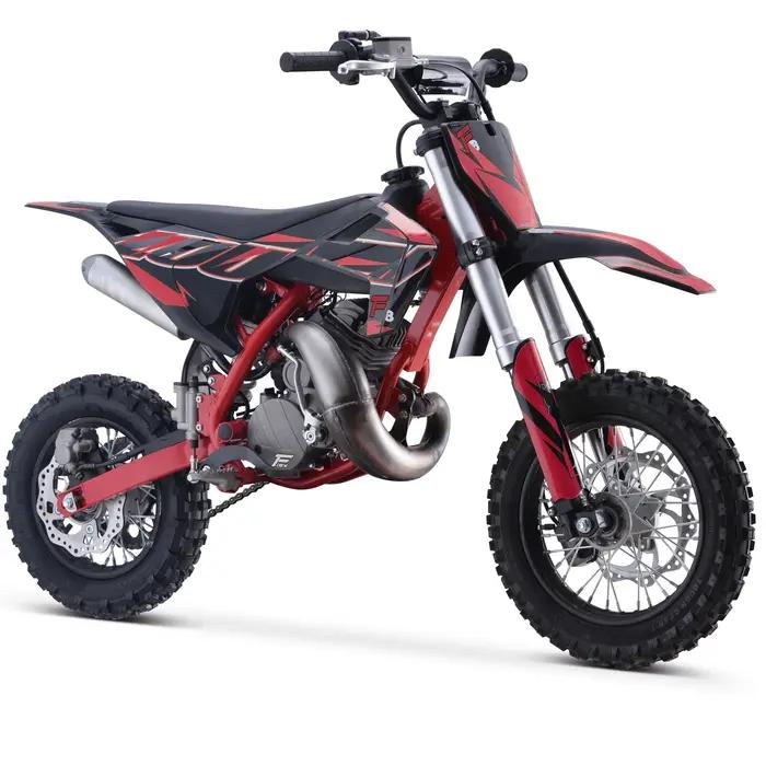 Mini Moto Tout-Terrain D343 à Démarrage Électrique, Vélo à 2 Temps de 50cc pour Enfant