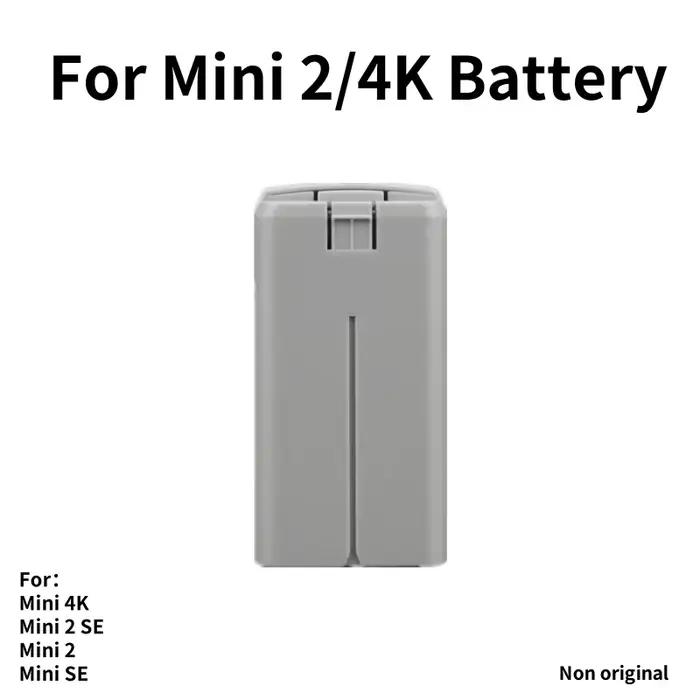 Batterie pour Mini 2 Mini 4K, 2250mAh, Temps de vol 30, Compatible avec Mini 2, SE, 2 SE, Série 4K, 