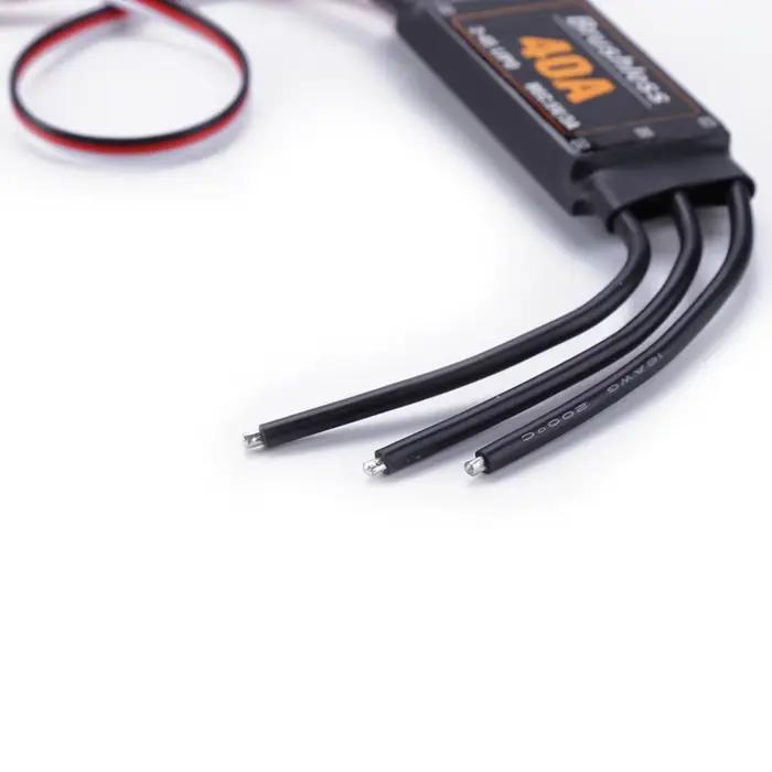 Contrôleur de vitesse ESC sans balais 40A 2-4S avec 5V 3A UBEC pour RC FPV quadrirotor RC avions hél