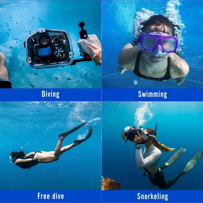 Aquanic AS060 Applicable aux accessoires Gopro, support de photographie de plongée portable, caméra 