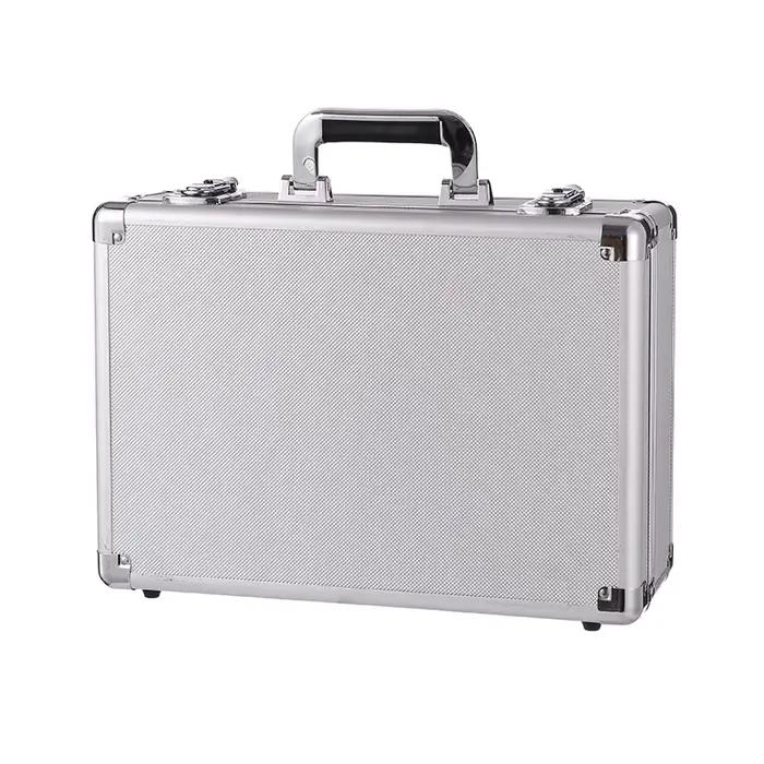 Valise de protection en alliage d'aluminium pour microphones, sac de rangement pour cartes son et ac