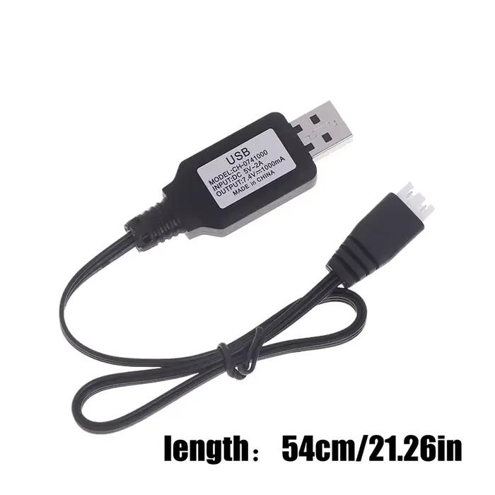 Câble de chargeur RC 7.4V 1000mA, pour Drone, Charge rapide, batterie au Lithium pour avion RC XH-3P
