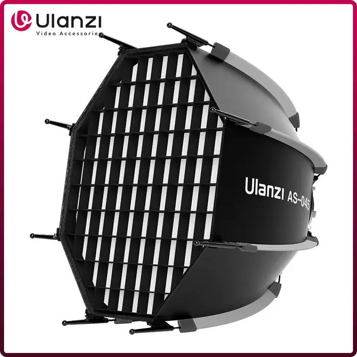 Ulanzi AS-045 45 cm dégagement rapide Bowens Mount octogonal nid d'abeille grille Softbox pour lampe