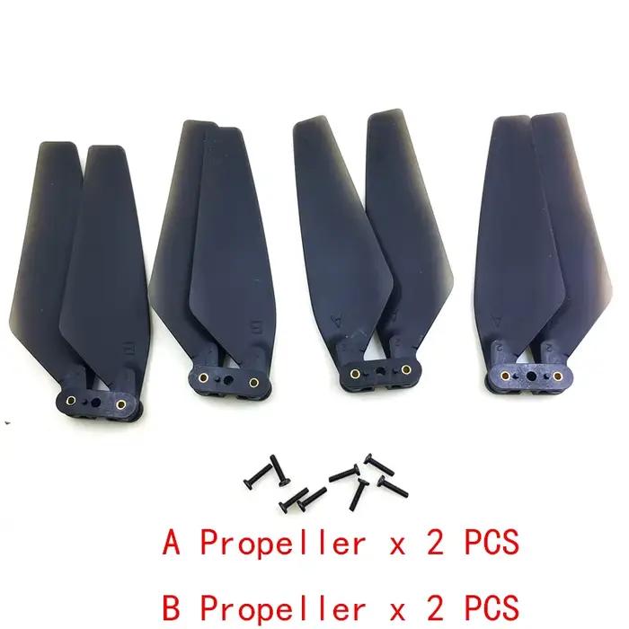 Hélices de Drone pliables MJX B4W / JJRC X11 RC, lames avec vis, pièces de rechange