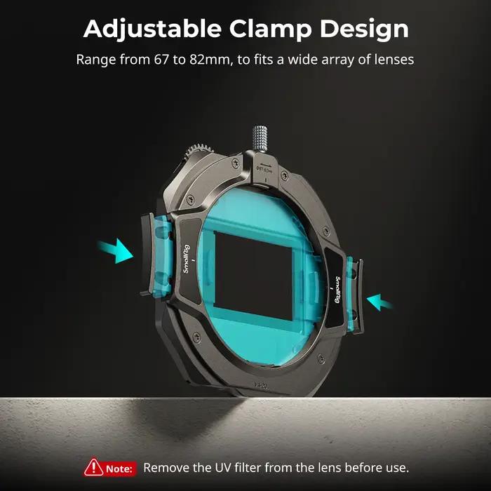 SmallRig-Boîte LITE 256 avec pince réglable, DSLR 256 avec fibre Top Feel pour filtre 4x5.65/filtre 