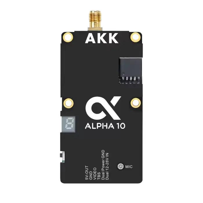 Drone AKK 10W 5.8GHz bande Ultra large 80 canaux FPV VTX Alpha 10 accessoires d'émetteur vidéo