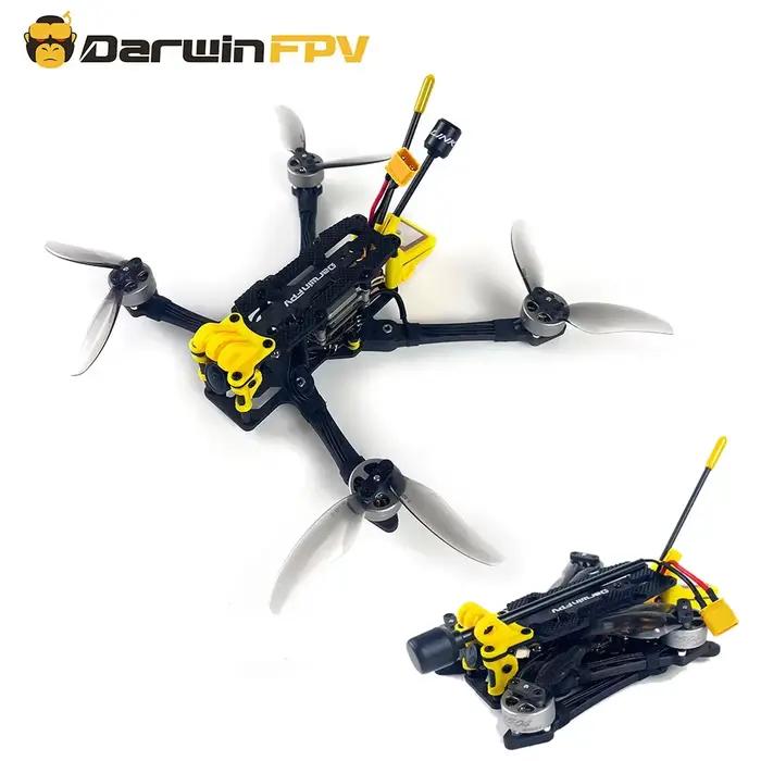 DarwinFPV-Drone FPV longue portée pliable Ape4, quadrirotor ELRS AIO, F411, 15A, 4 pouces