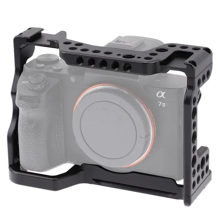 Cage de caméra pour Sony A9 A7RIII A7III A7M3, Cage de lapin en alliage d'aluminium avec support de 