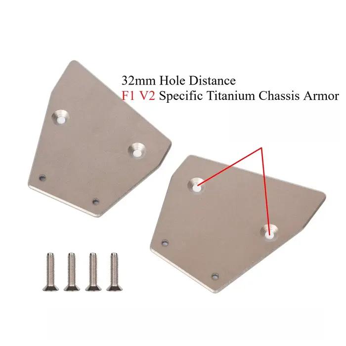 Armure de châssis RC pour infraction ARRMA/Felony/F1, plaque antidérapante de protection sous le cor
