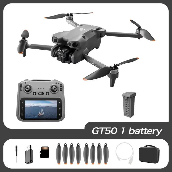 Drone professionnel GT50 8K HD avec double caméra, télécommande, grand écran, WIFI 5G, drone à évite