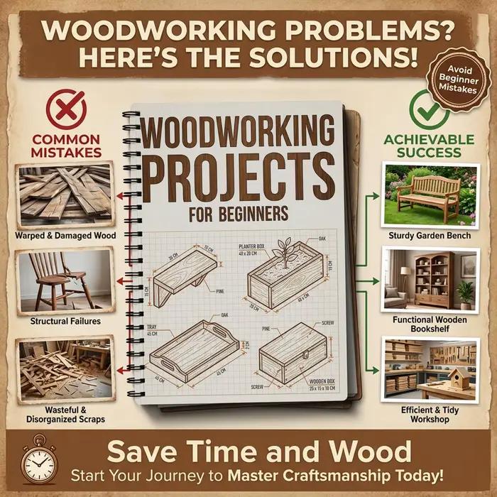 Plans de menuiserie faciles pour débutants, projets de bricolage simples, guide des loisirs créatifs