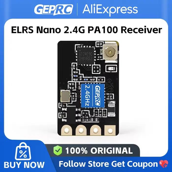 GEPRC-ELRS Characteri2.4 G PA100 Receiver ExpressLRS, 2.4G, 100mW, Accessory Parts, Base Quadcopter 