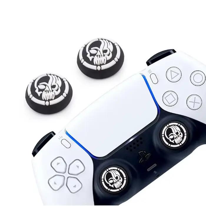 Capuchon de poignée de bâton de pouce, housse de Joystick pour Sony Dualshock 5/4/3 PS5 PS4 PS3 Slim