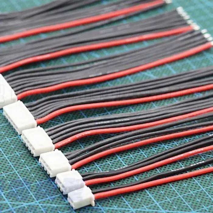Câble de chargeur d'équilibre de batterie Lipo, 5 pièces/lot, 1S 2s 3s 4s 5s 6s, connecteur IMAX B6,