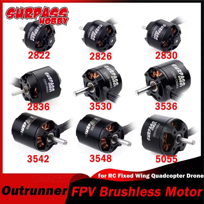 SURPASS-Moteur sans balais pour importateur quadrirotor RC 3D, aile de partenaires multicopter, BBY 