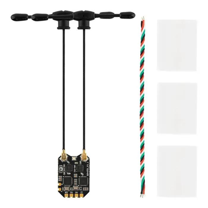 Récepteur RadioMaster RP4TD ExpressLRS 2,4 GHz Diversity avec double antenne pour drone FPV, aile fi