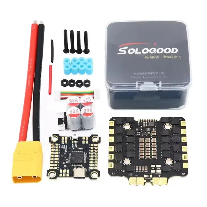 Contrôleur de vol SoloGood F722 100A 8S Stack adapté aux drones FPV de 13 pouces