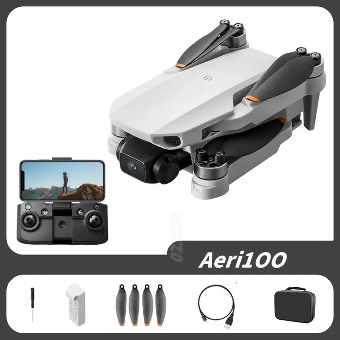 Nouveau Mini Drone Aeri100 Professionnel HD Double Caméra Wi-Fi FPV UAV VR RC Brushless Pliable pour