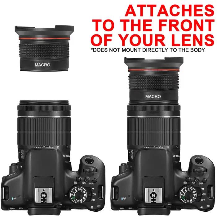 Pickle Power 52MM 55MM 58MM 0.35x Fisheye Nikon objectif grand Angle pour Nikon D5200 D5100 D3500 D3