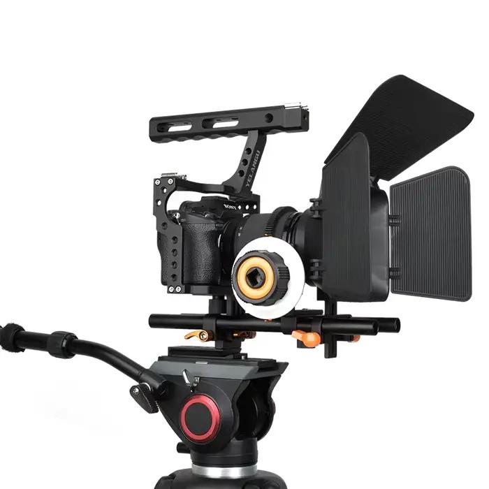 YELANGU Kit de plate-forme de Cage de caméra pour Sony A7S A7 A7R A72 A7RII A7SII A6000 A6500 A6300 