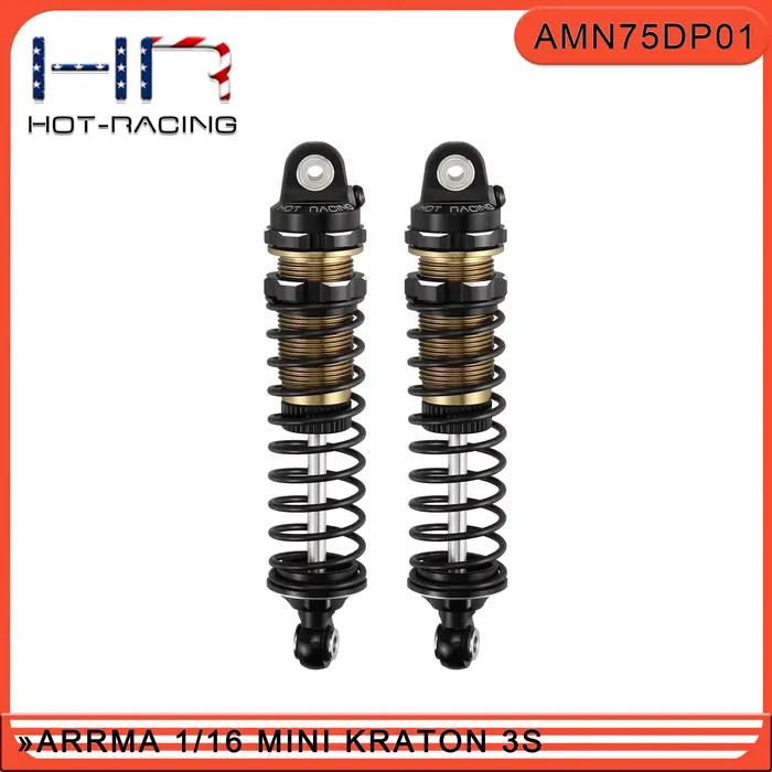 Amortisseur en aluminium Hot Racing 75MM (2) - Mini