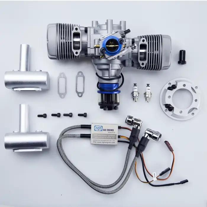 NGH GT70 70cc moteur double essence 2 temps, pour avion RC à voilure fixe et rotatif