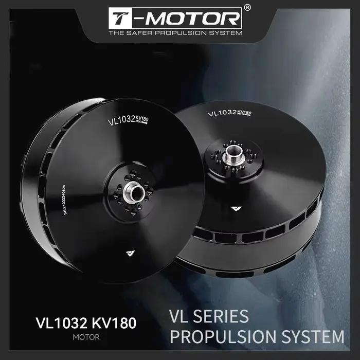 Moteur sans balais T-MOTOR VL1032 KV180 VTOL 12S, tension pour grand Drone UAV industriel avec pouss