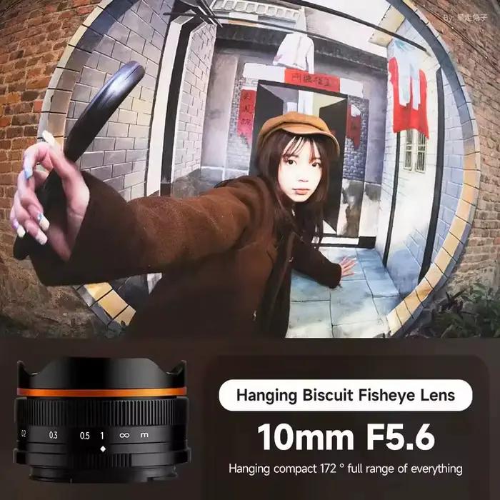 Brightin Star 10mm F5.6 APS-C grand Angle Fisheye Prime objectif de mise au point manuelle pour Sony