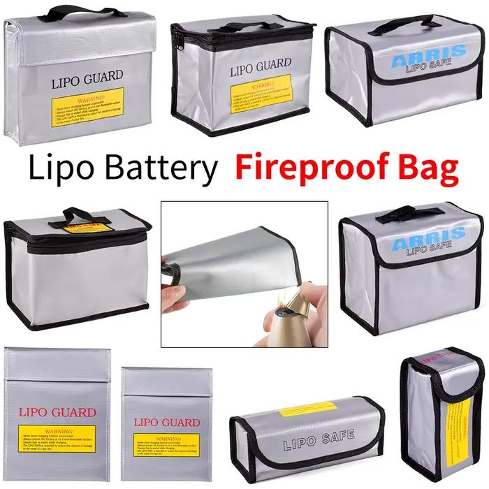 Lipo garde batterie sac de sécurité ignifuge pour RC voiture Drone Batteries voyage stockage charge 