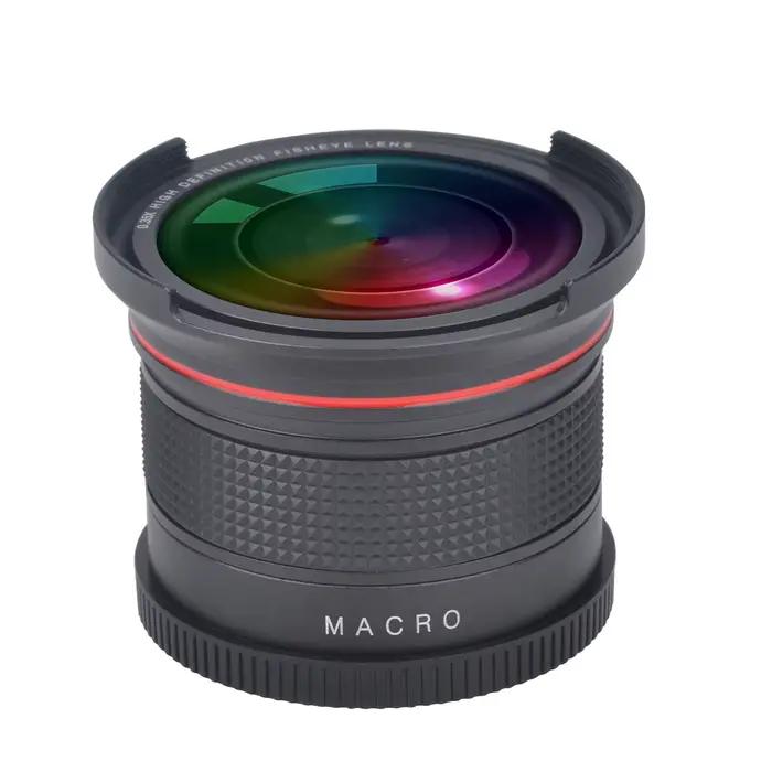 Pickle Power 52MM 55MM 58MM 0.35x Fisheye Nikon objectif grand Angle pour Nikon D5200 D5100 D3500 D3