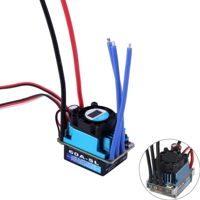 Contrôleur de vitesse sans balais RC Racing 120A 25A 35A 60A SL ESC pour voiture camion RC 1/10 1:10