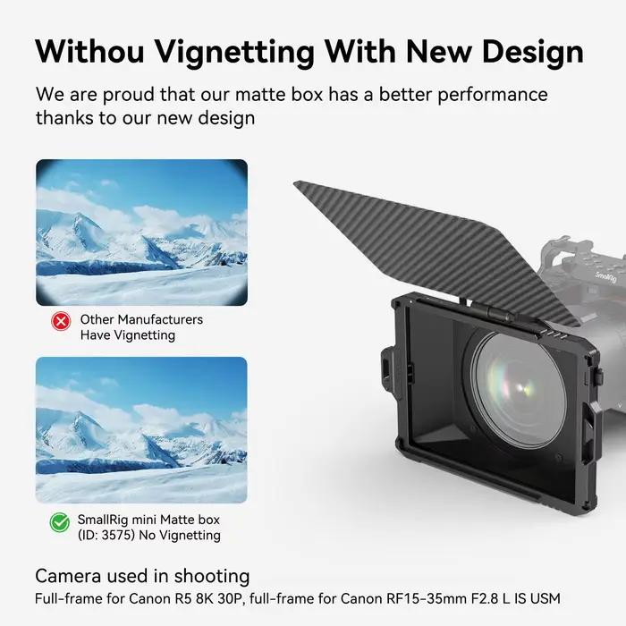 SmallRig-Mini appareil photo reflex numérique sans miroir, mise au point rapide, compatible avec obj
