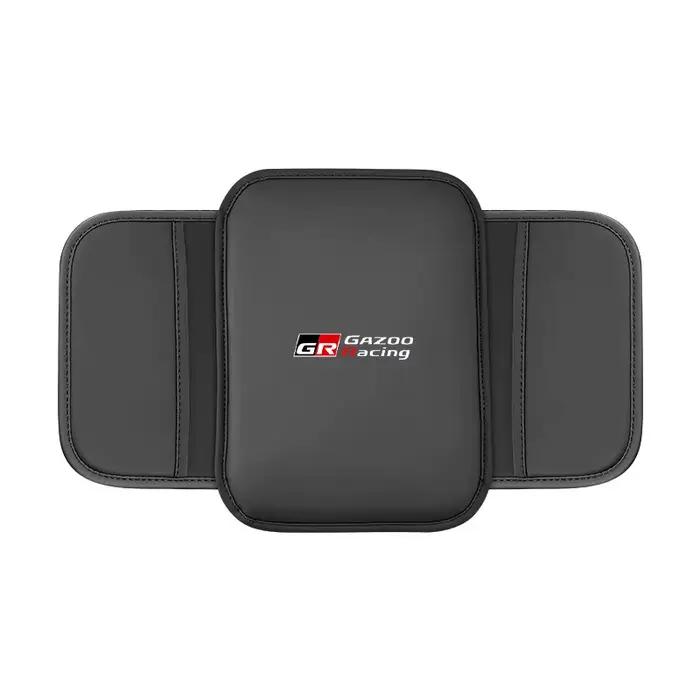 Protecteur de console centrale en cuir, accoudoir de voiture, coussin de boîte d'accoudoir, poche de