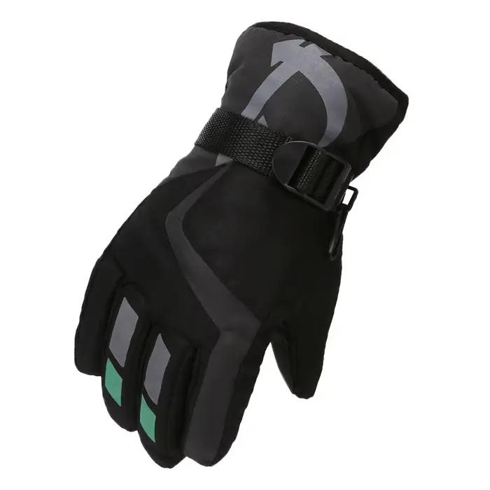 Gants de ski chauds et imperméables pour enfant, mitaines d'extérieur pour fille et garçon de 4 à 15