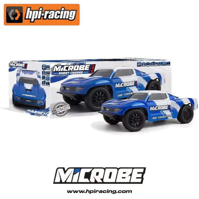 HPI RACING Maverick MICROBE SC Flux Brushless RWD 1/24 Voiture RC électrique télécommandée modèle Sh