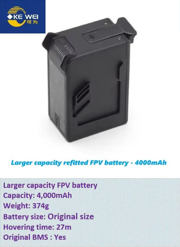 Batterie de 4000 mAh à capacité accrue, compatible avec le drone DJI FPV