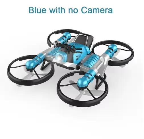 Drone RC pliant 2 en 1 2.4G, moto à déformation avec batterie 650ma, photographie aérienne, quadriro
