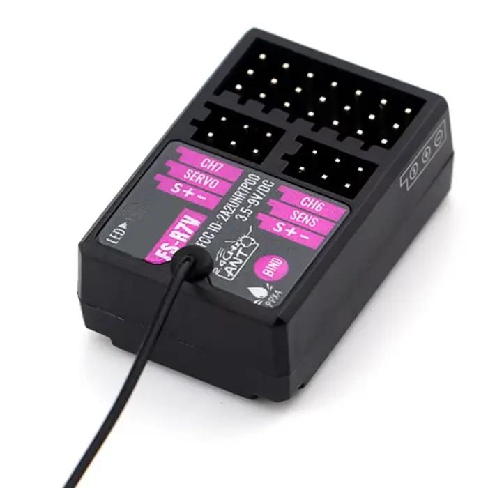 ABUO-récepteur FS-R7V 7CH 2.4G, peut être une sortie PPM/IBUS pour télécommande de voiture et de bat
